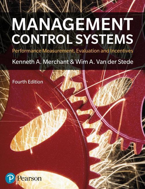 Cover: 9781292110554 | Management Control Systems 4th Edition | Kenneth Merchant (u. a.)