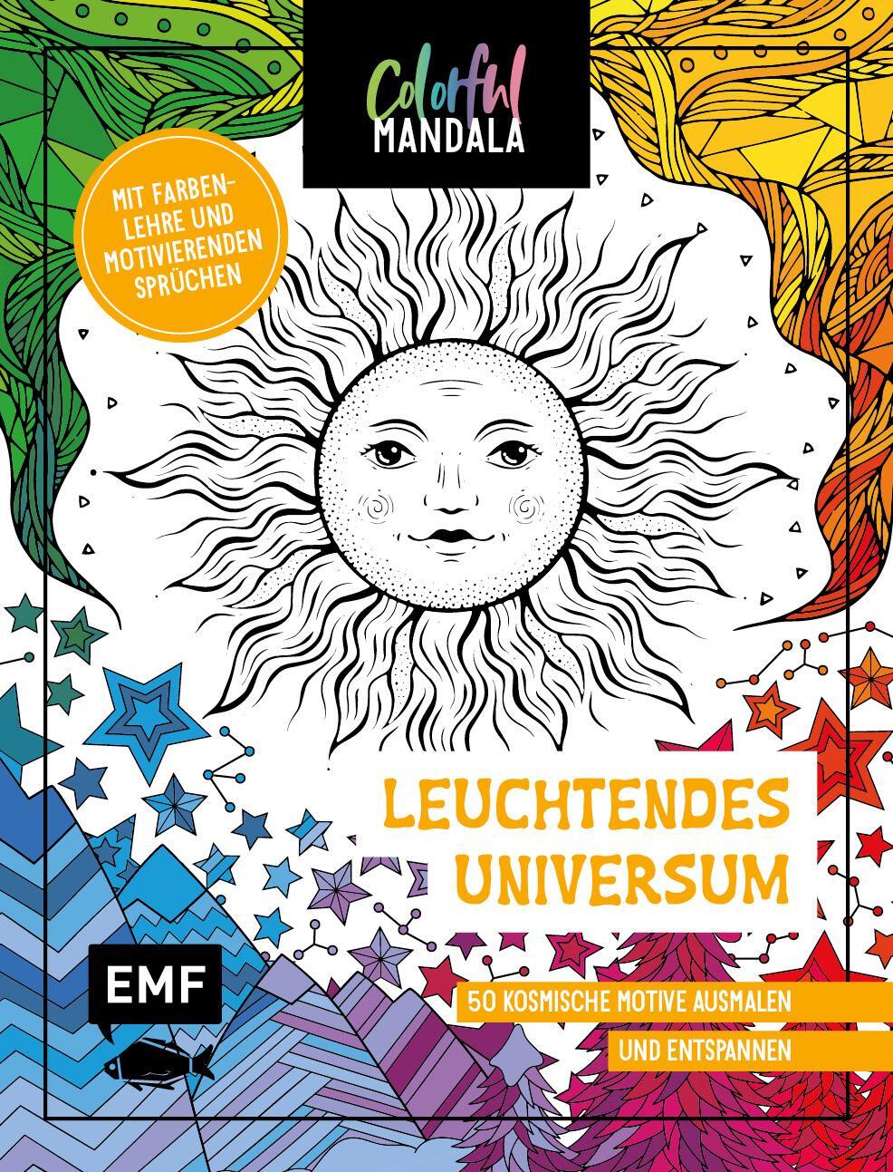 Cover: 9783745922226 | Colorful Mandala - Leuchtendes Universum | Taschenbuch | 96 S. | 2024