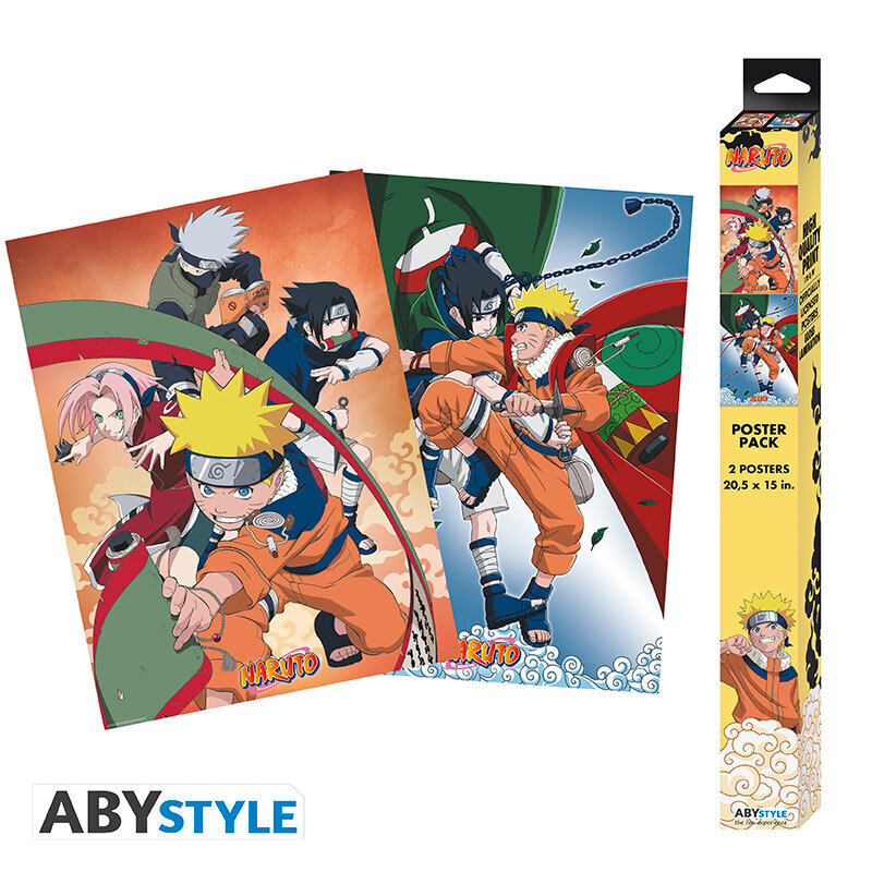 Cover: 3665361065364 | ABYstyle - Naruto Set 2 Chibi Posters Team 7 | Poster | In Karton