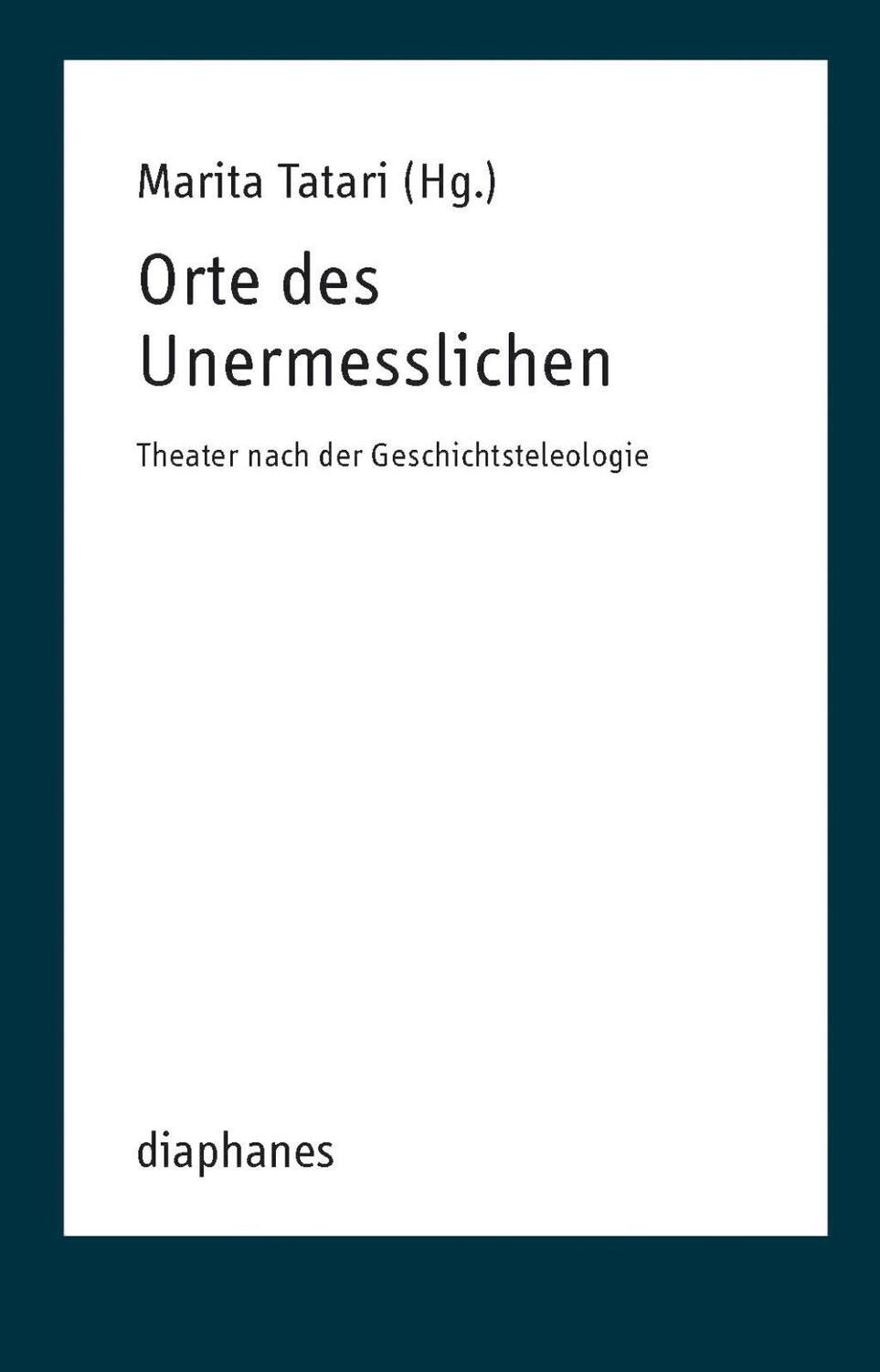 Cover: 9783037346587 | Orte des Unermesslichen | Taschenbuch | 160 S. | Deutsch | 2014