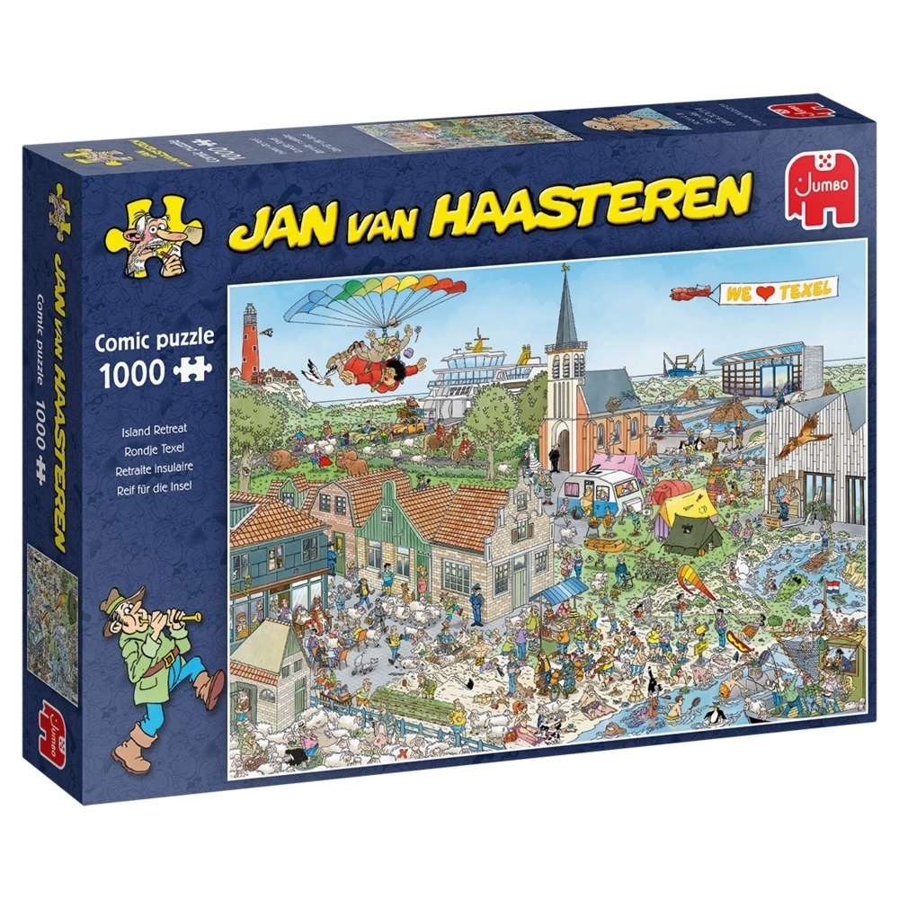 Cover: 8710126200360 | Jan van Haasteren - Reif für die Insel (Puzzle) | Jan van Haasteren