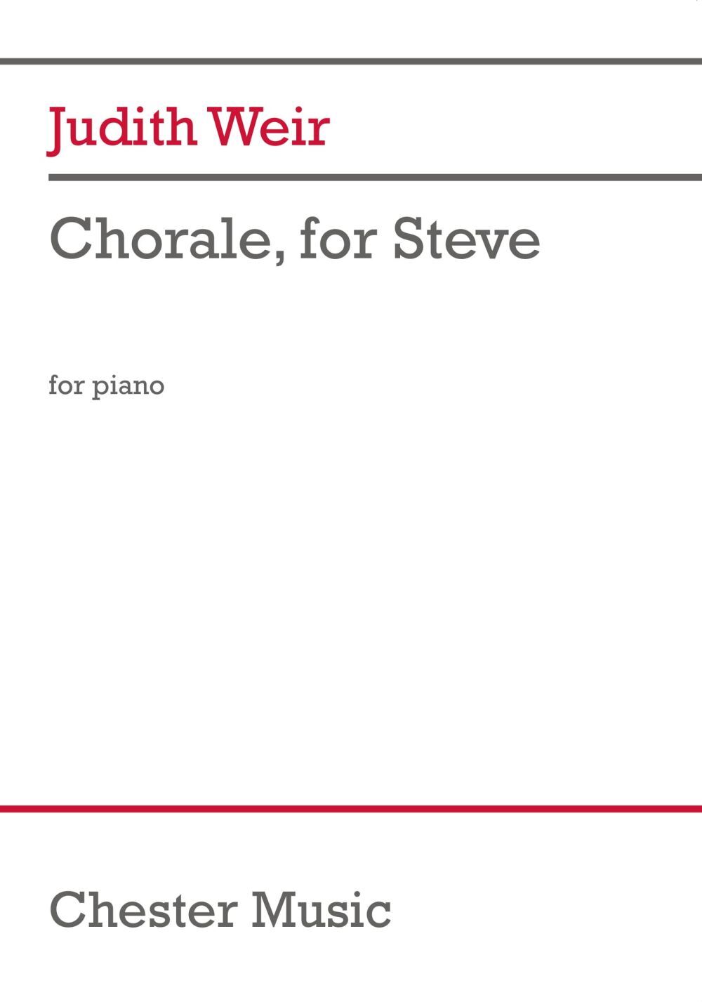 Cover: 5020679267974 | Chorale, for Steve | Judith Weir | Partitur | 2019 | Chester Music