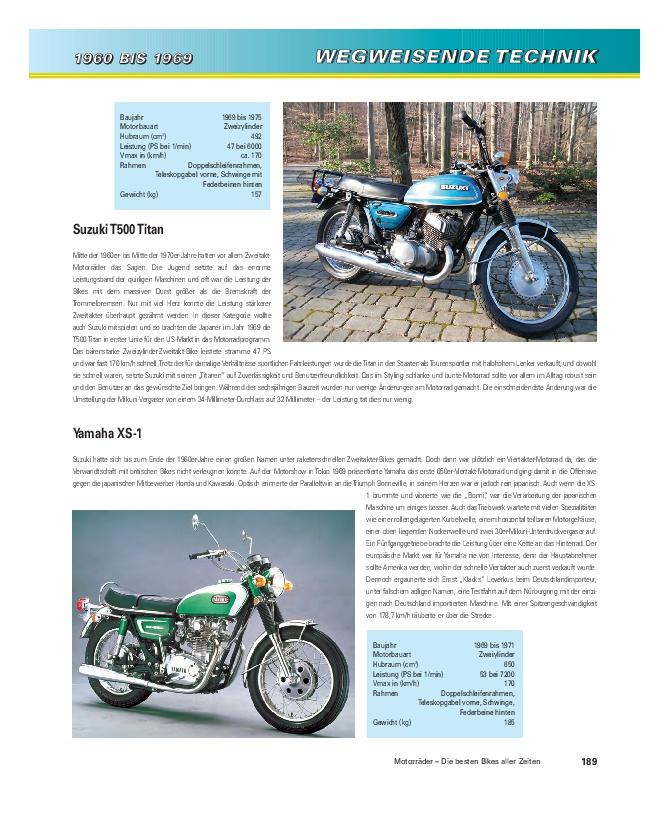 Bild: 9783868527049 | Motorräder | Die besten Bikes aller Zeiten | Gerhard Siem | Buch