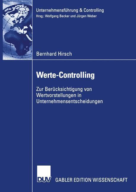 Cover: 9783824476565 | Werte-Controlling | Bernhard Hirsch | Taschenbuch | Paperback | xx
