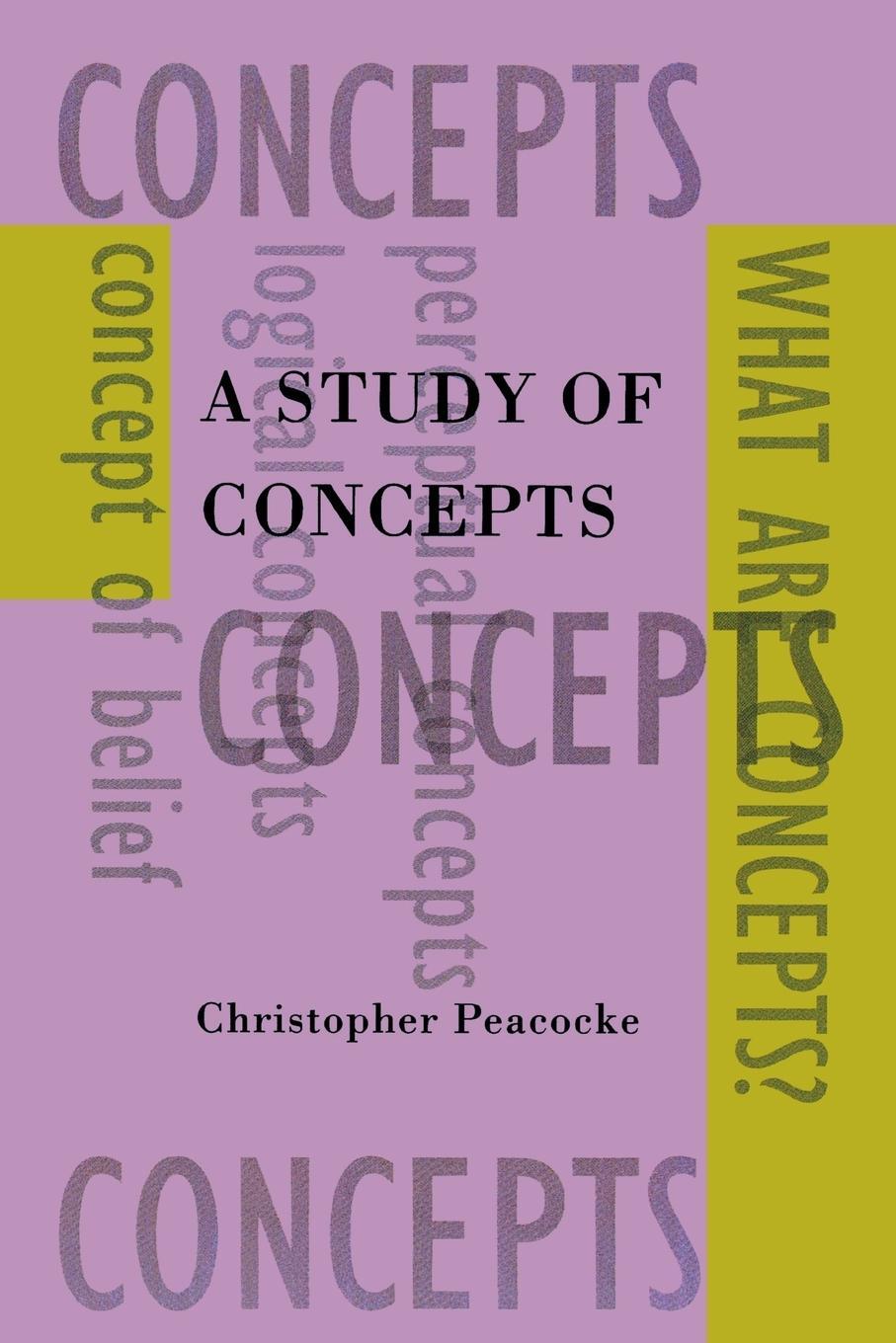 Cover: 9780262660976 | A Study of Concepts | Christopher Peacocke | Taschenbuch | Paperback