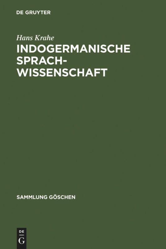 Cover: 9783110106794 | Indogermanische Sprachwissenschaft | Hans Krahe | Buch | Deutsch