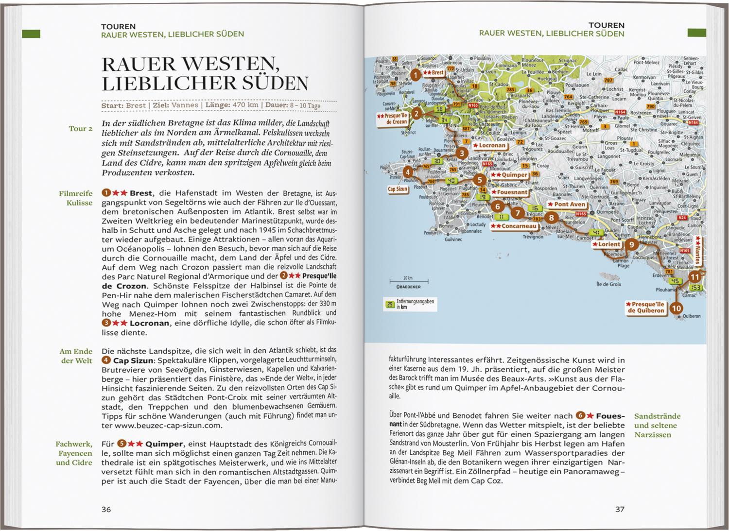 Bild: 9783575000682 | Baedeker Reiseführer Bretagne | mit praktischer Karte EASY ZIP | Buch