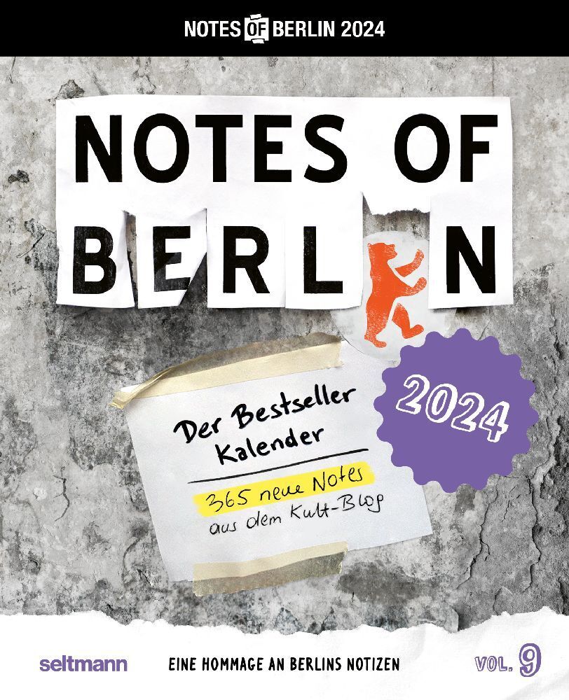 Cover: 9783949070358 | Notes of Berlin 2024 | Hol dir die Straße ins Haus! | Nist (u. a.)