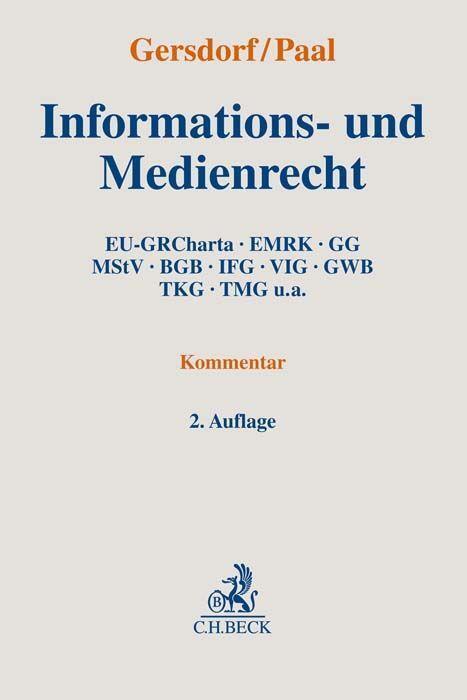 Cover: 9783406769825 | Informations- und Medienrecht | Hubertus Gersdorf (u. a.) | Buch