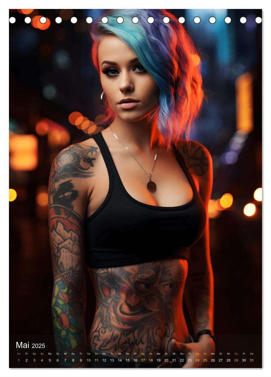 Bild: 9783435852338 | Tattoo Schönheiten - zwölf Monate, zwölf Frauen und jede Menge...