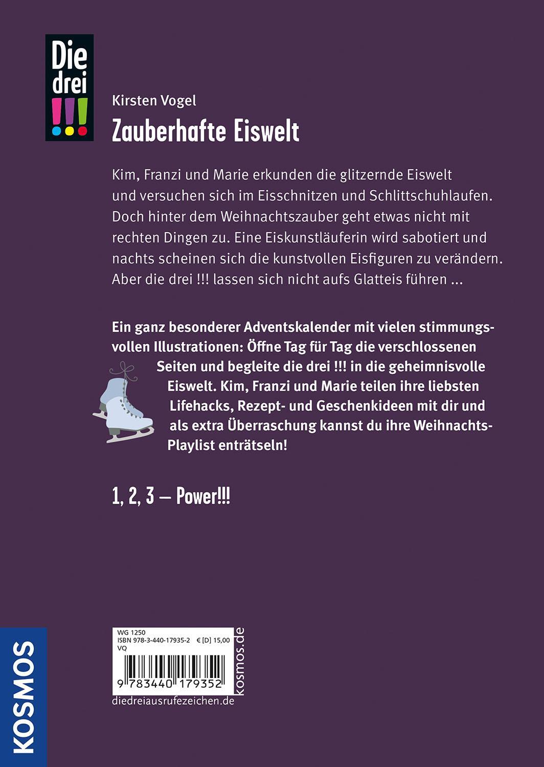 Rückseite: 9783440179352 | Die drei !!!, Zauberhafte Eiswelt | Kirsten Vogel | Buch | 208 S.