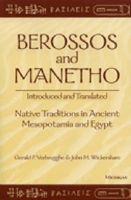 Cover: 9780472086870 | Verbrugghe, G: Berossos and Manetho: Introduced and Transla | Buch