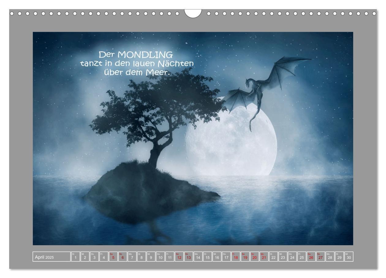 Bild: 9783383987274 | Wo die wilden Drachen wohnen (Wandkalender 2025 DIN A3 quer),...