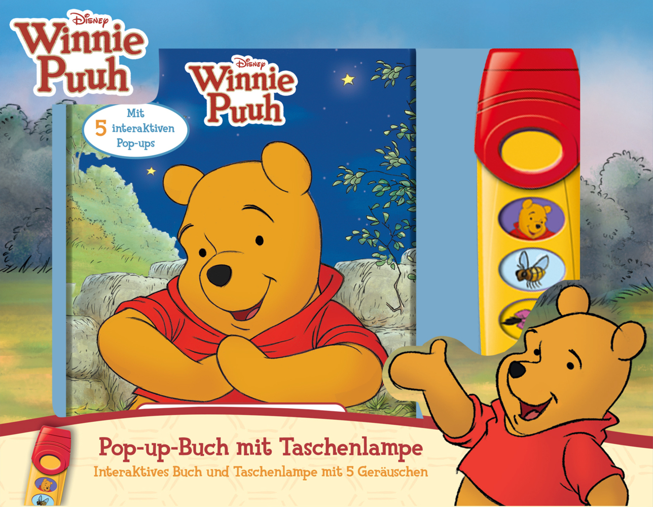 Cover: 9781503759206 | Disney Winnie Puuh - Pop-up-Buch und Taschenlampe mit 5 Geräuschen