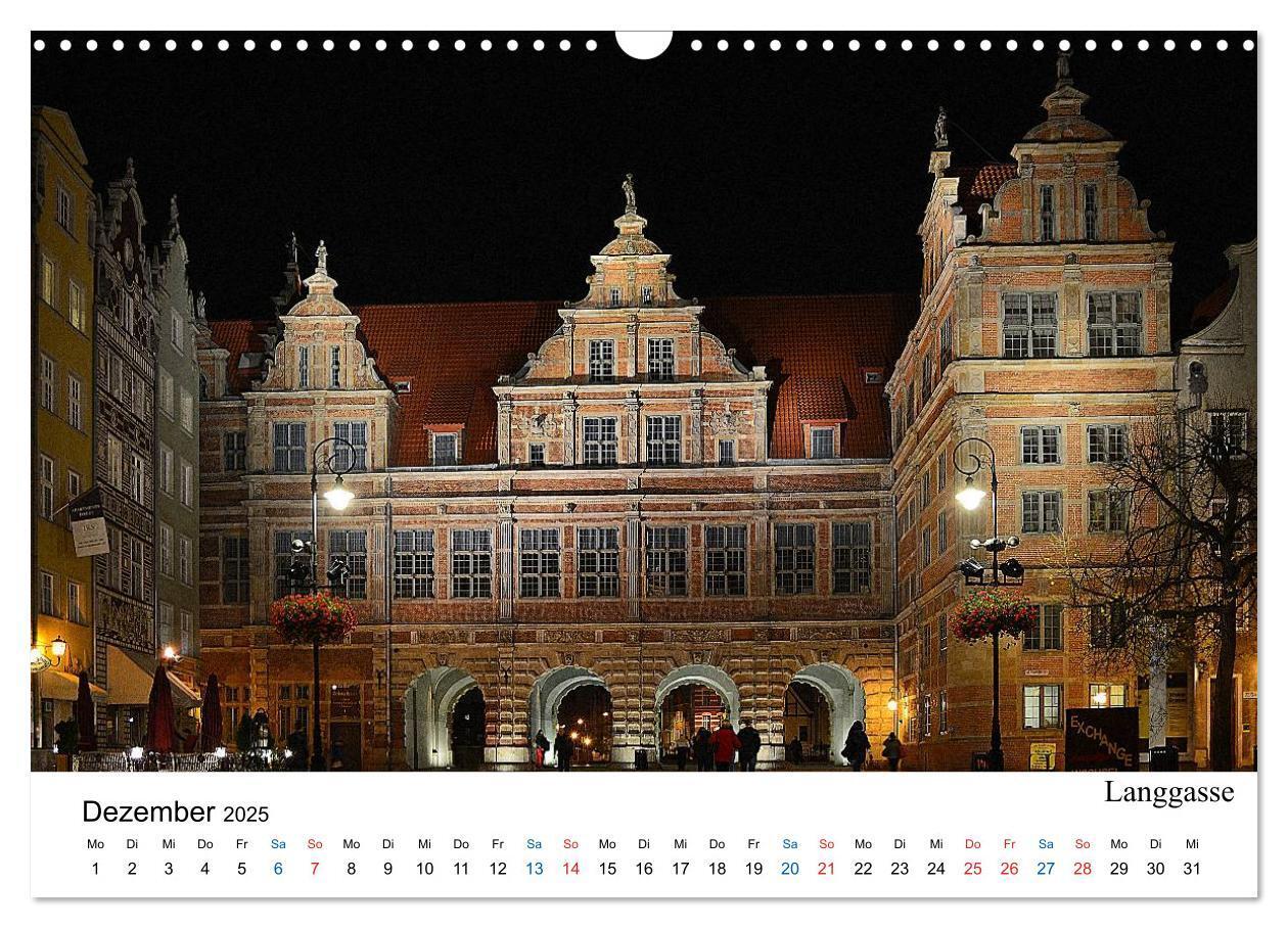 Bild: 9783435492077 | Das alte Danzig - Ein Stadtbummel am Abend (Wandkalender 2025 DIN...