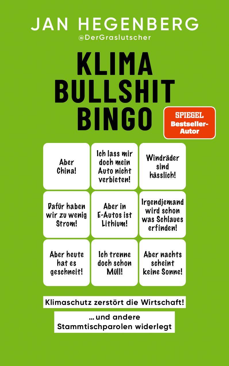 Cover: 9783831206353 | Klima-Bullshit-Bingo | Jan Hegenberg | Taschenbuch | 240 S. | Deutsch