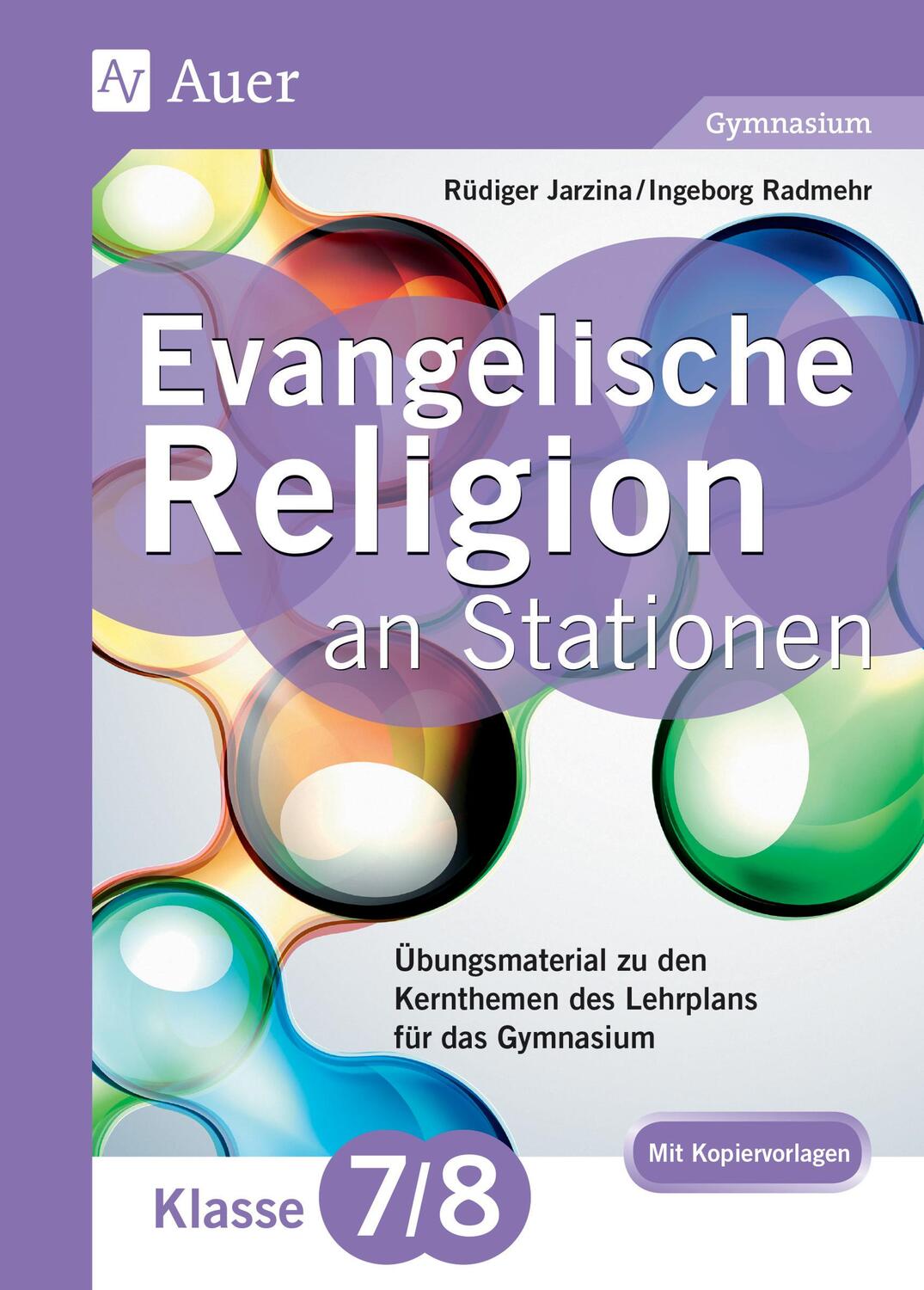 Cover: 9783403080251 | Evangelische Religion an Stationen 7-8 Gymnasium | Jarzina (u. a.)