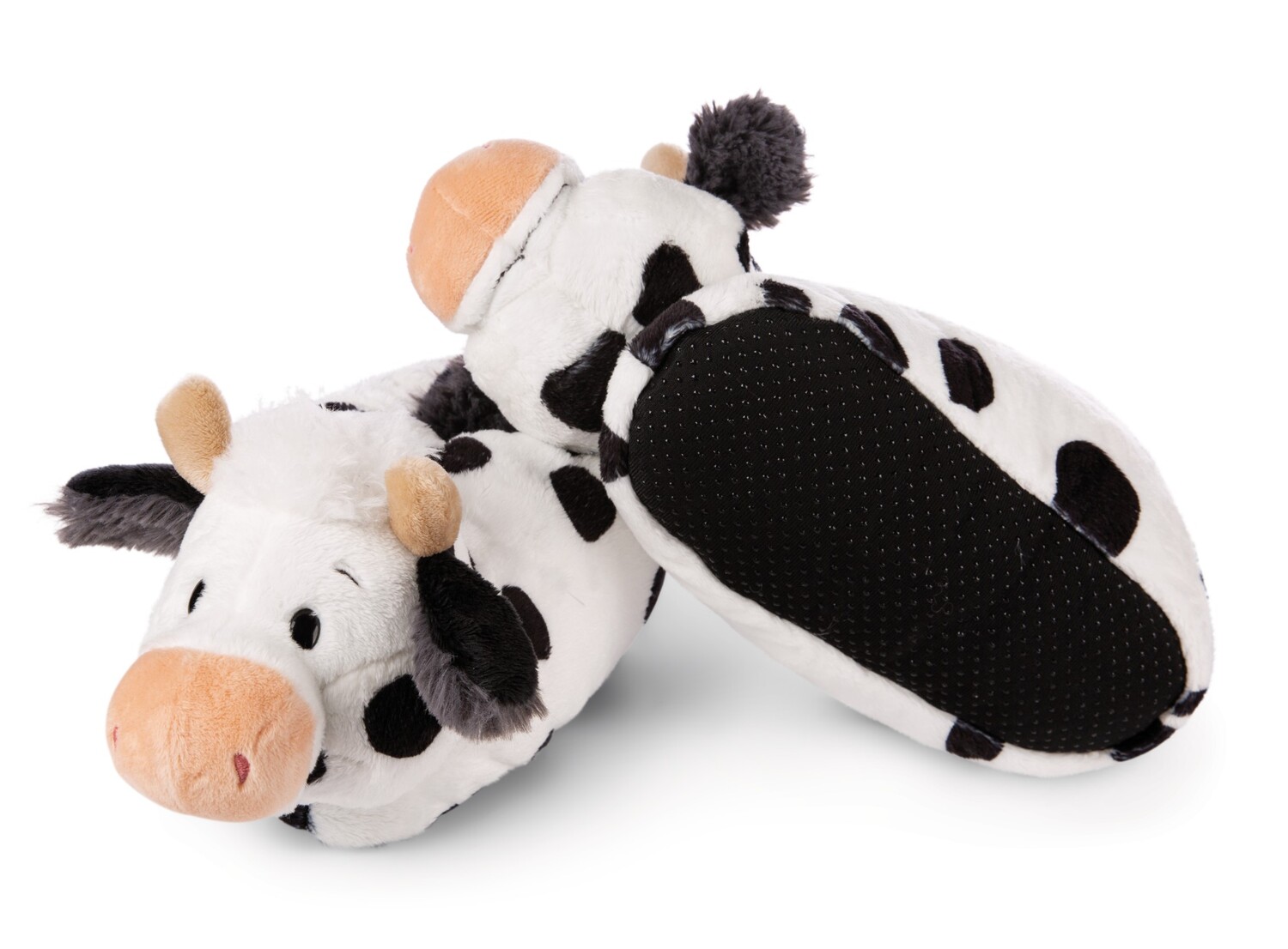 Cover: 4012390490398 | Nici 49039 Hausschuhe Kuh Cowluna Gr. 34-37 GREEN | Farm Friends