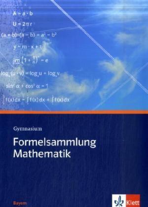 Cover: 9783127185119 | Formelsammlung Mathematik Gymnasium. Ausgabe Bayern | Uwe Weiser