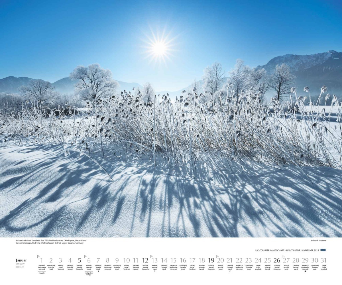 Bild: 4250809652757 | DUMONT - Licht in der Landschaft 2025 Wandkalender, 60x50cm,...