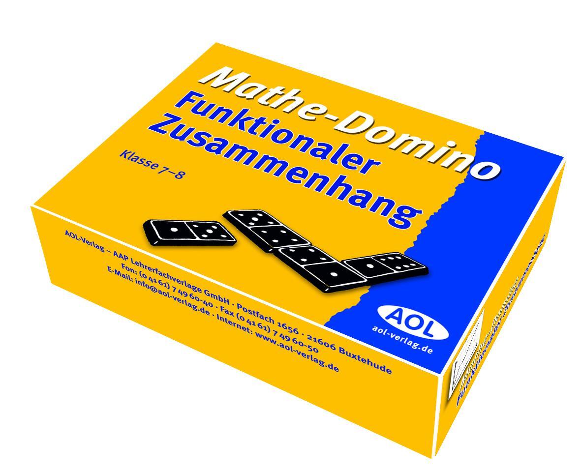 Cover: 9783403199526 | Mathe-Domino: Funktionaler Zusammenhang | Martin Kramer | Spiel | 2010