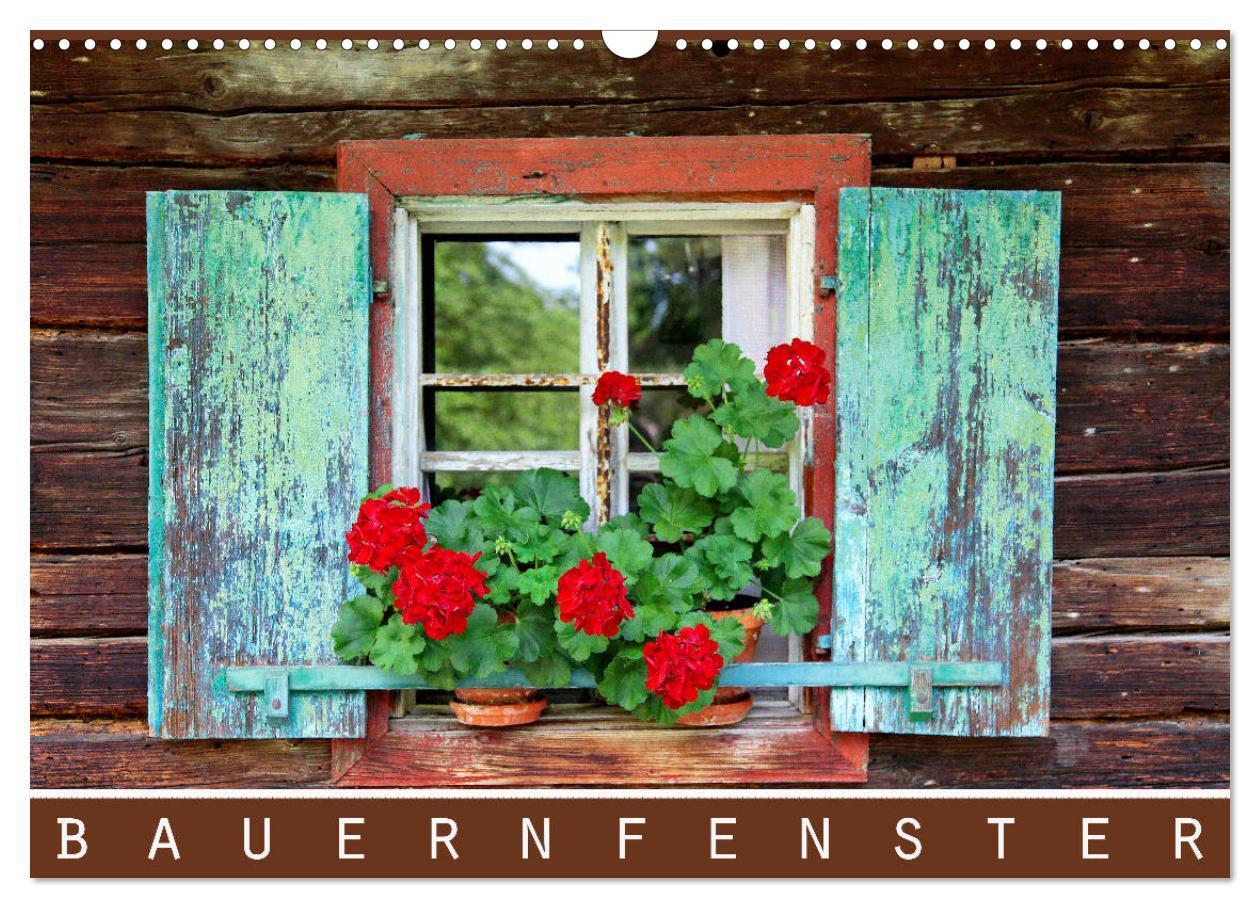 Cover: 9783435427703 | Bauernfenster (Wandkalender 2025 DIN A3 quer), CALVENDO Monatskalender