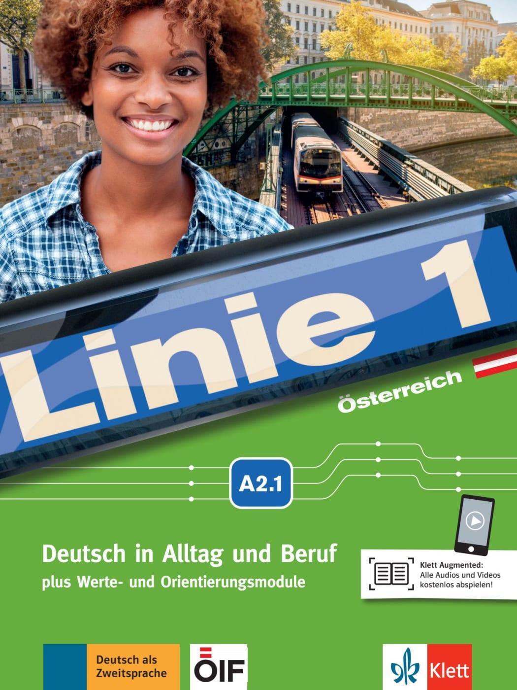 Cover: 9783126071499 | Linie 1 Österreich A2.1. Kurs- und Übungsbuch mit DVD-ROM | Buch