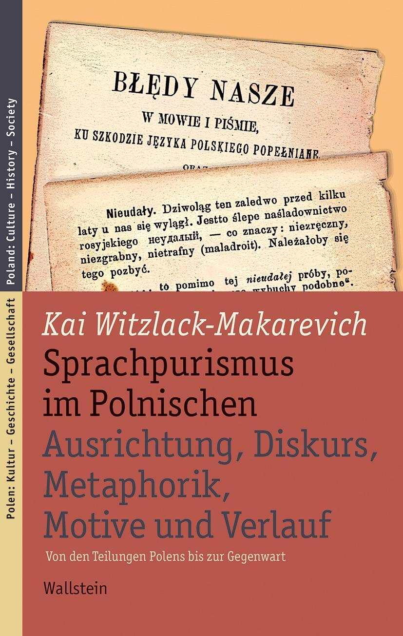 Cover: 9783835339187 | Sprachpurismus im Polnischen. Ausrichtung, Diskurs, Metaphorik,...