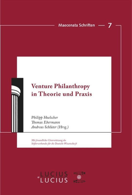 Cover: 9783828205062 | Venture Philanthropy in Theorie und Praxis | Philipp Hoelscher (u. a.)