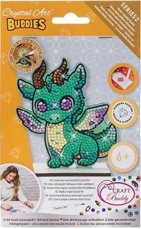 Cover: 5056588606351 | Craft Buddy CAFGR-GEN004 - Crystal Art Buddies, Smoky Dragon,...