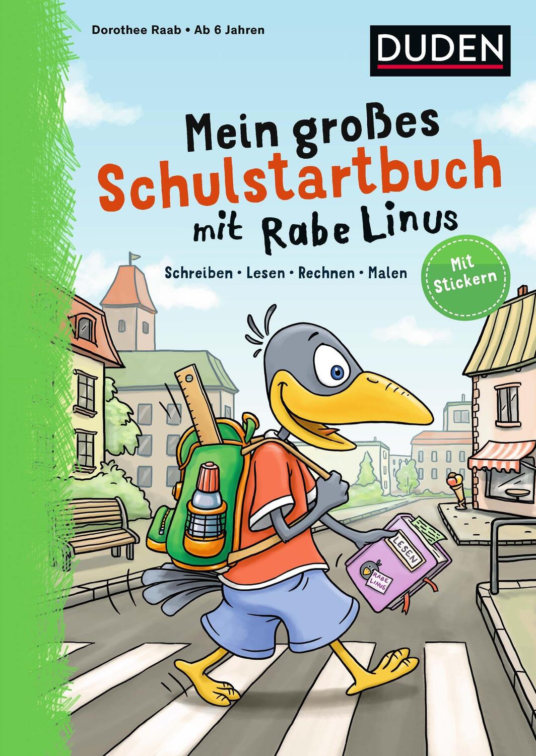 Cover: 9783411757558 | Mein großes Schulstartbuch mit Rabe Linus | Dorothee Raab | Buch