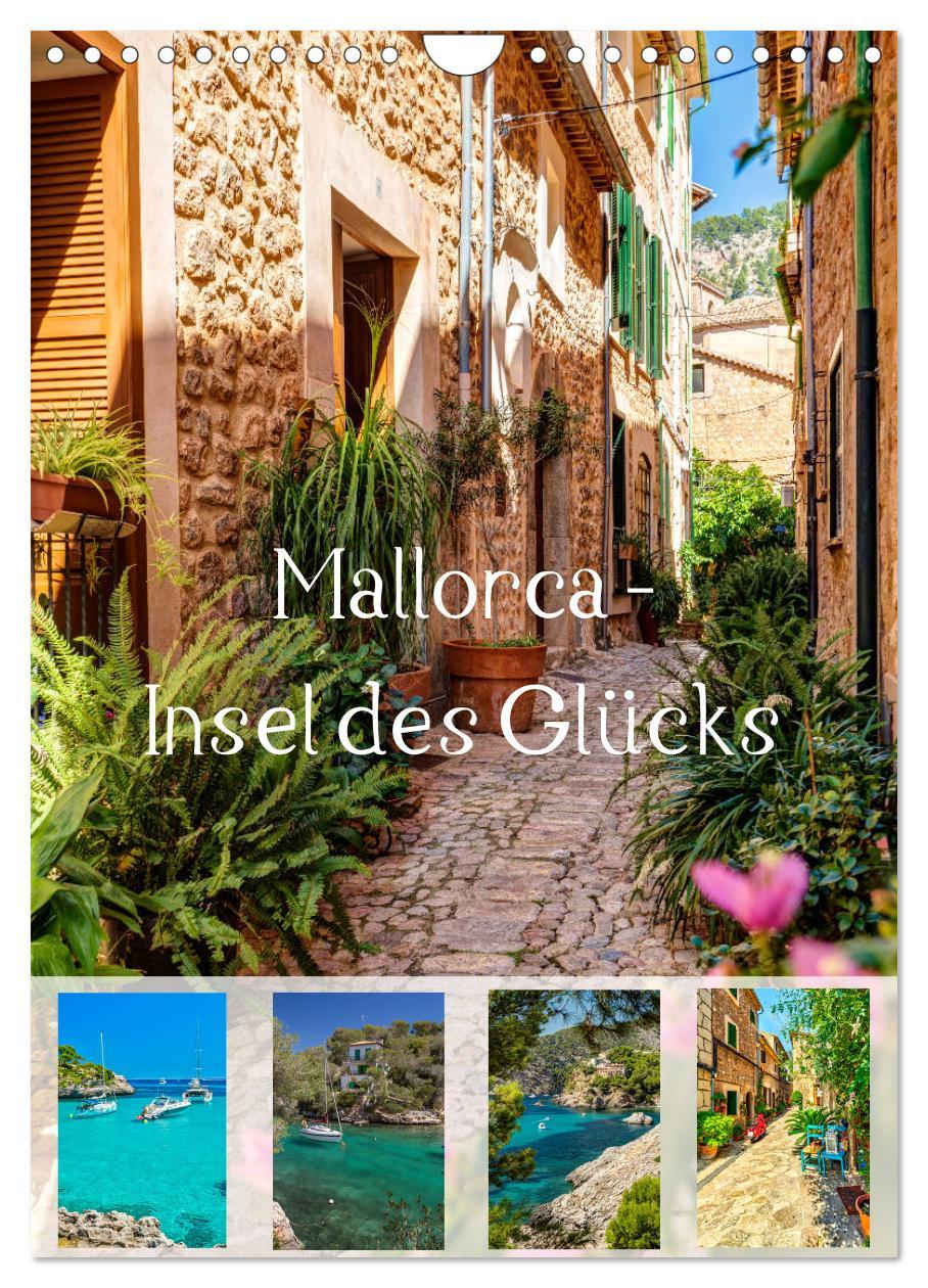 Cover: 9783435972401 | Mallorca - Insel des Glücks (Wandkalender 2025 DIN A4 hoch),...