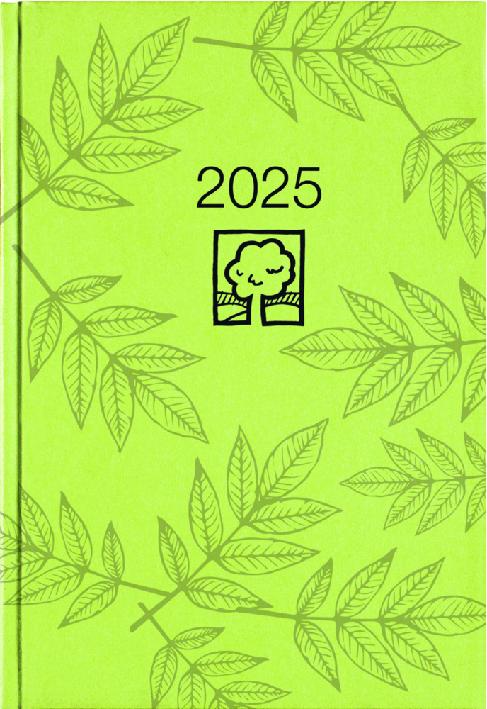 Cover: 4006928025077 | Zettler - Wochenbuch 2025 grün, 14,6x21cm, Taschenkalender mit 128...