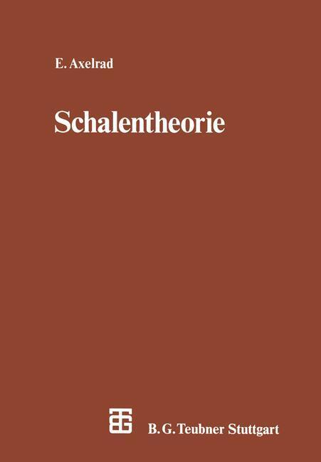 Cover: 9783322946584 | Schalentheorie | Ernest Axelrad | Taschenbuch | Paperback | 211 S.