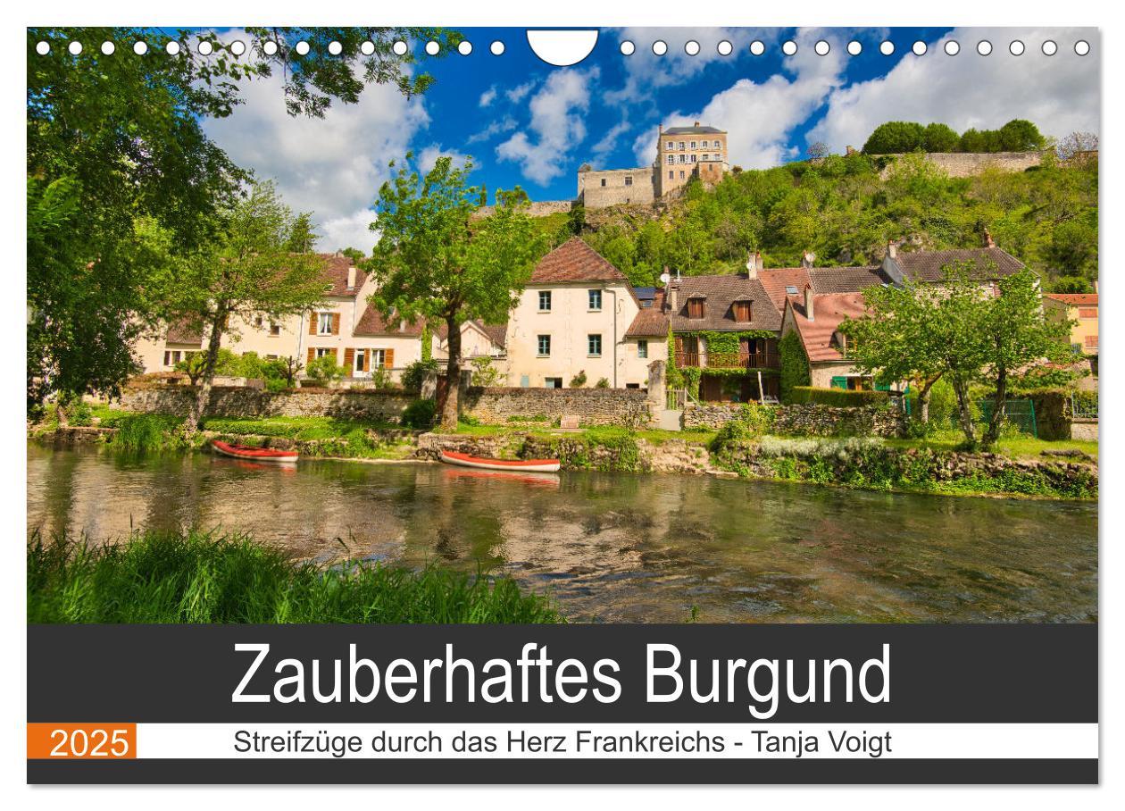 Cover: 9783435051342 | Zauberhaftes Burgund (Wandkalender 2025 DIN A4 quer), CALVENDO...