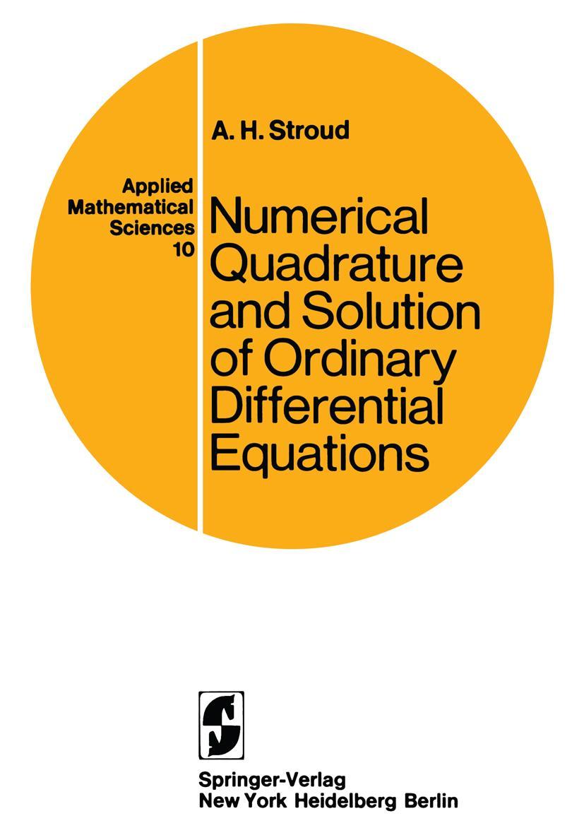 Cover: 9780387901008 | Numerical Quadrature and Solution of Ordinary Differential Equations