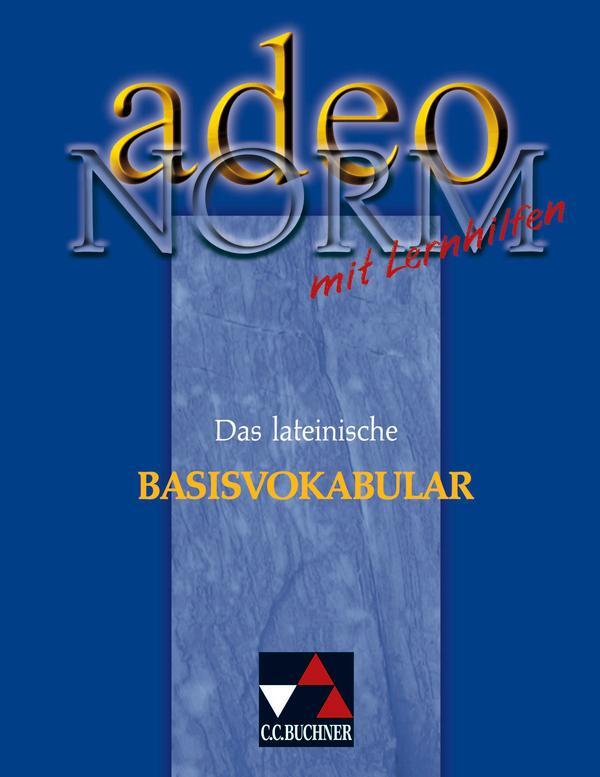 Cover: 9783766152718 | adeo. Norm | Das lateinische Basisvokabular mit Lernhilfen | Buch