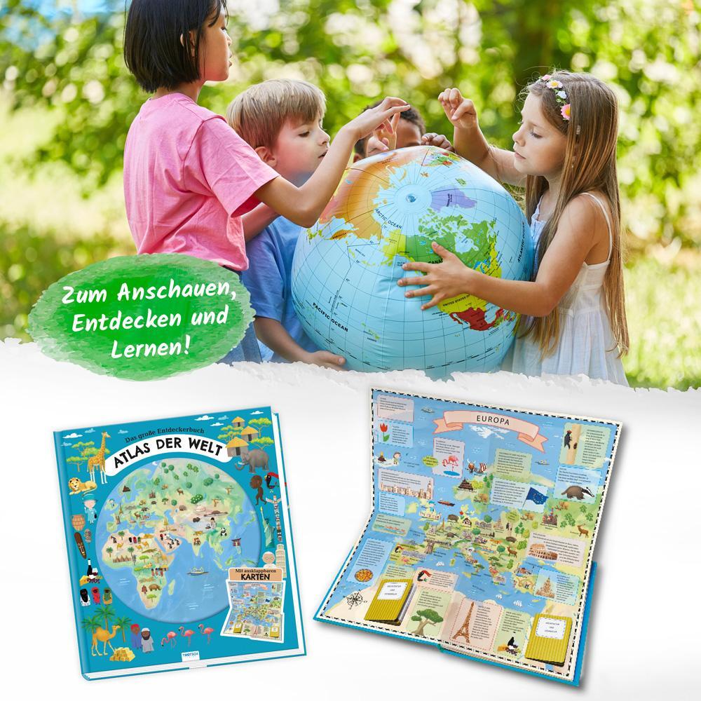 Bild: 9783965526778 | Trötsch Kinderatlas Das große Entdeckerbuch Atlas der Welt | Co.KG