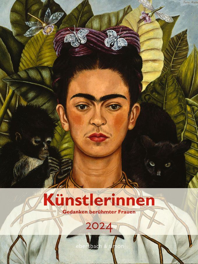 Cover: 9783869152813 | Künstlerinnen 2024 | Gedanken berühmter Frauen. Kalender | Nadolny