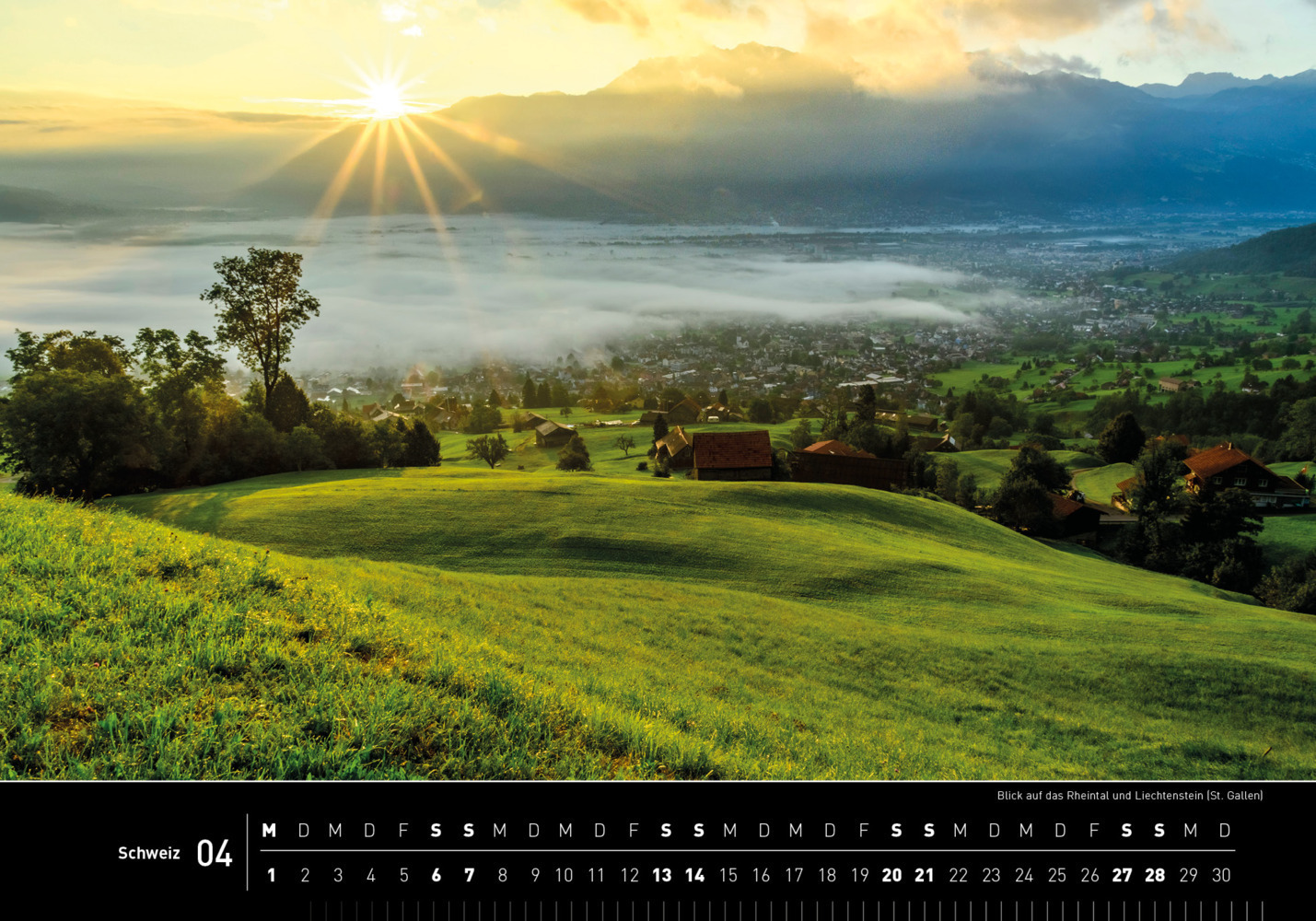 Bild: 9783968553511 | 360° Schweiz Premiumkalender 2024 | Christian Heeb | Kalender | 14 S.