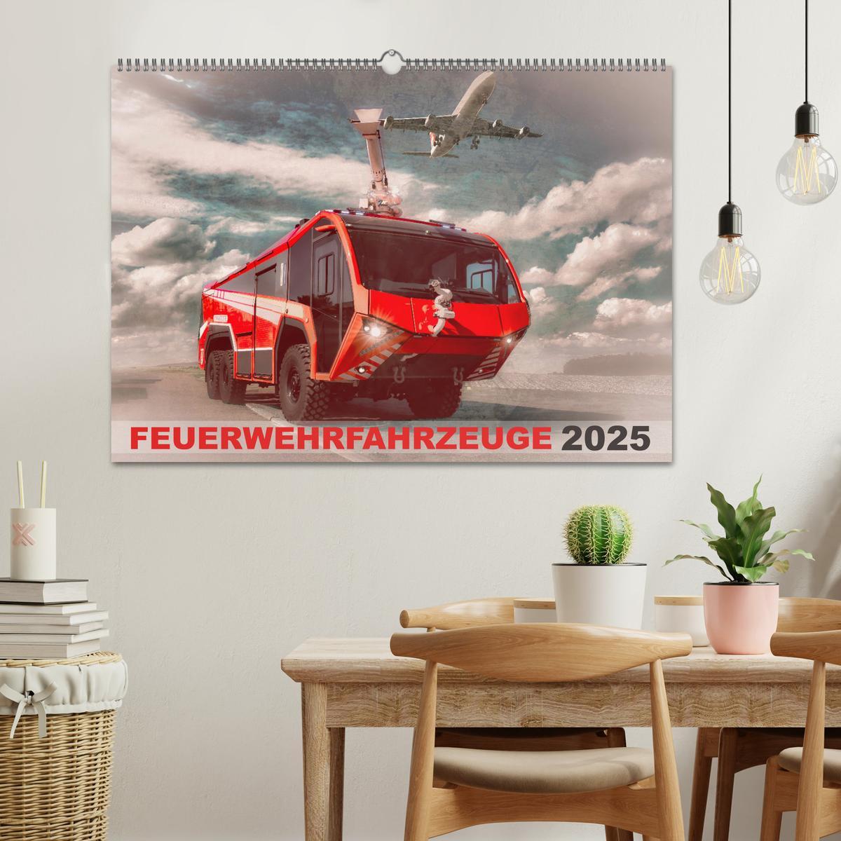 Bild: 9783383897351 | Feuerwehrfahrzeuge (Wandkalender 2025 DIN A2 quer), CALVENDO...