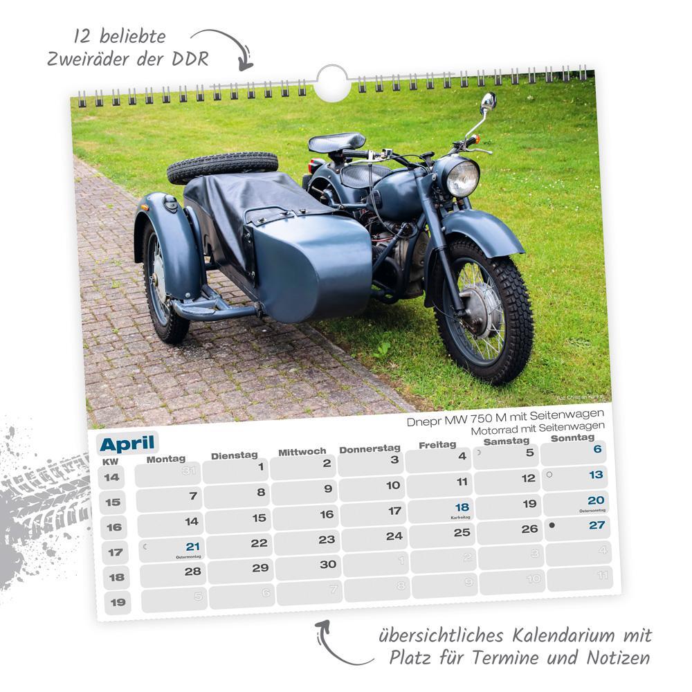 Bild: 9783988022622 | Trötsch Technikkalender DDR-Zweiräder 2025 | KG | Kalender | 24 S.