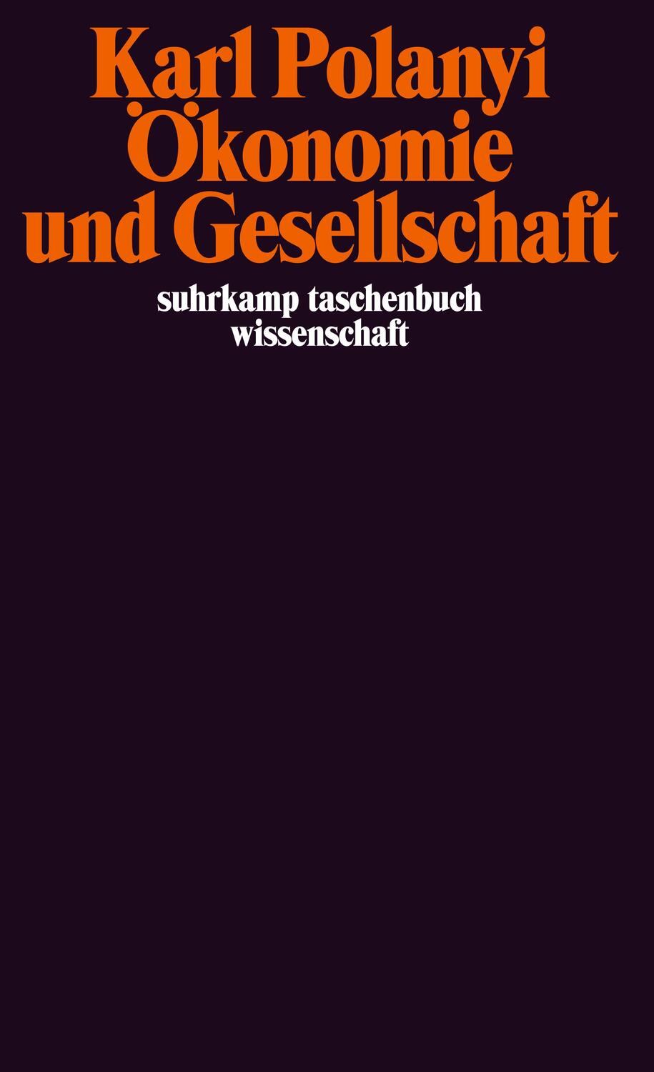 Cover: 9783518278956 | Ökonomie und Gesellschaft | Mit einer Einleitung von S.C. Humphreys