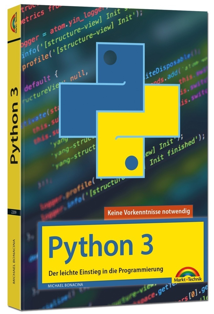 Cover: 9783959822091 | Python 3 | Michael Bonacina | Taschenbuch | 320 S. | Deutsch | 2019