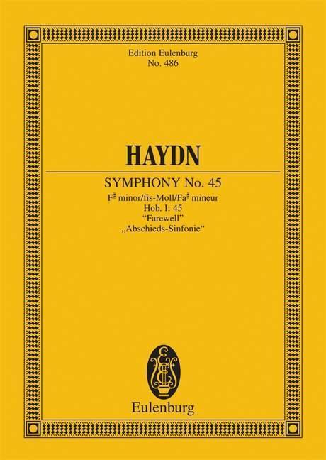 Cover: 9783795766429 | Sinfonie Nr. 45 fis-Moll | Joseph Haydn | Buch | 48 S. | Deutsch