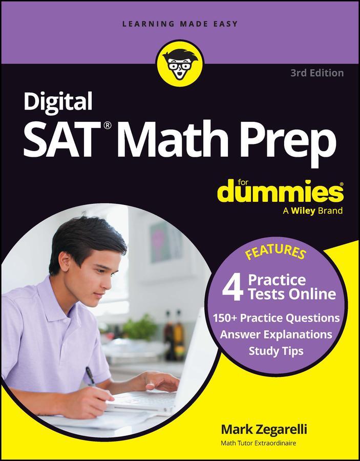 Cover: 9781394207381 | Digital SAT Math Prep For Dummies, 3rd Edition | Mark Zegarelli | Buch