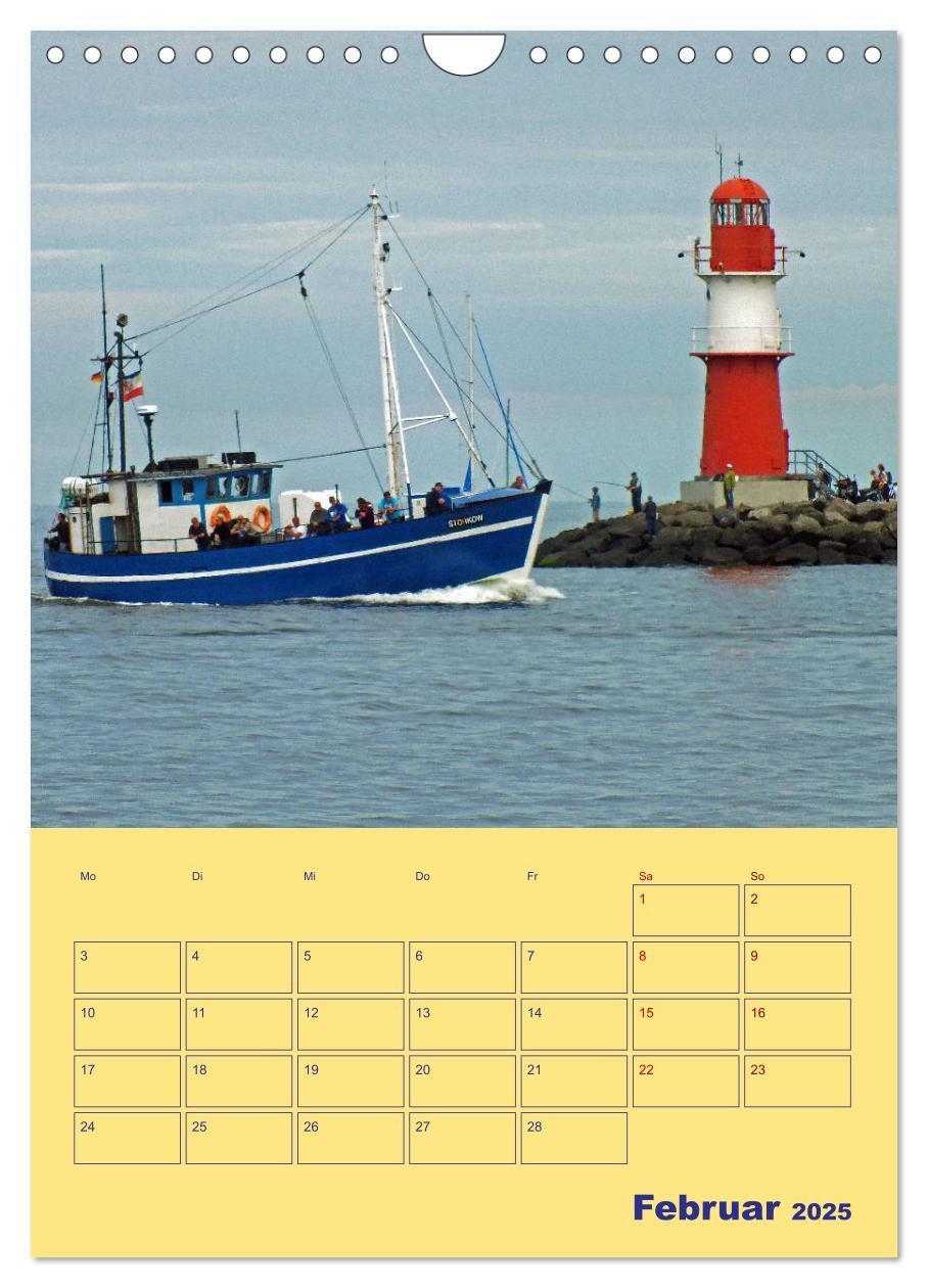 Bild: 9783435881901 | Sehnsuchtsort Warnemünde (Wandkalender 2025 DIN A4 hoch), CALVENDO...