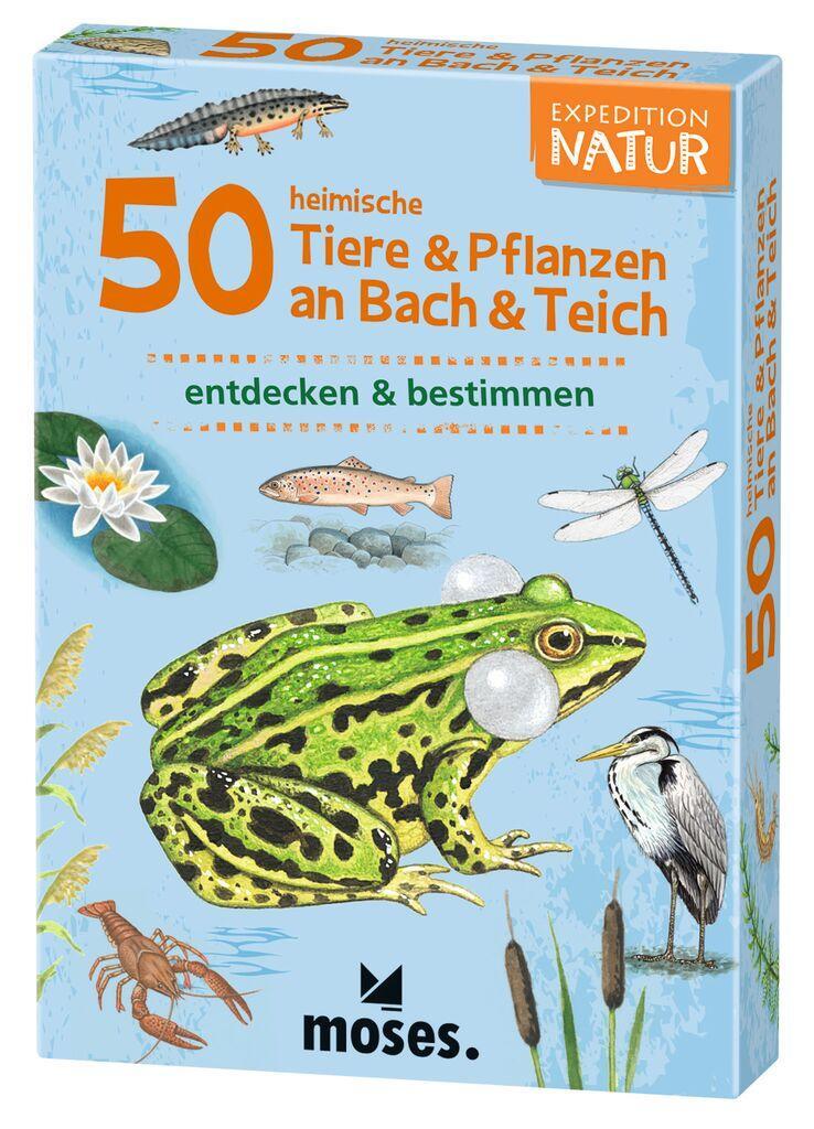 Cover: 4033477097613 | 50 heimische Tiere & Pflanzen an Bach & Teich | erkennen & bestimmen