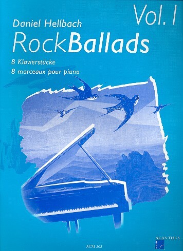 Cover: 9790000000285 | RockBallads 1 | 8 pieces for the piano 8 Klavierstücke, Noten | 19 S.