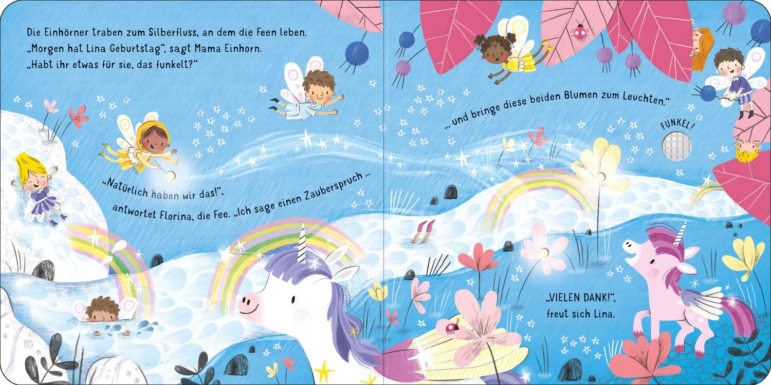 Bild: 9781789416084 | Mein Lichter-Klangbuch: Lina, das kleine Einhorn | ab 6 Monaten | Buch